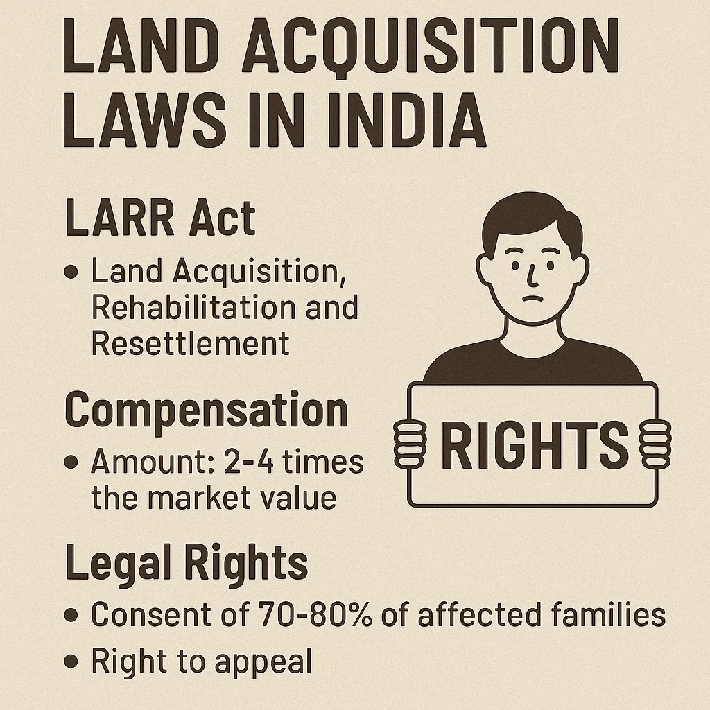 Land Acquisition Laws in India: LARR Act, Compensation & Legal Rights Explained