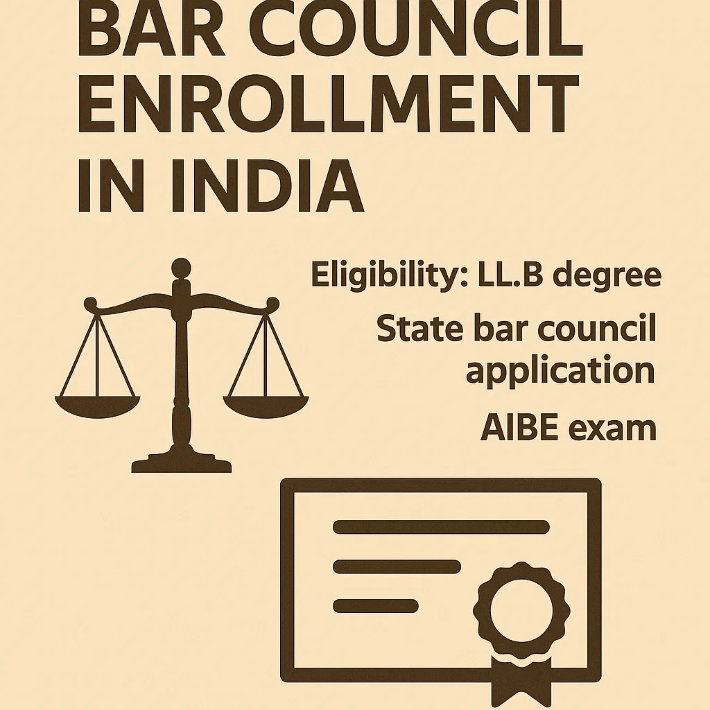 Bar Council Enrollment in India