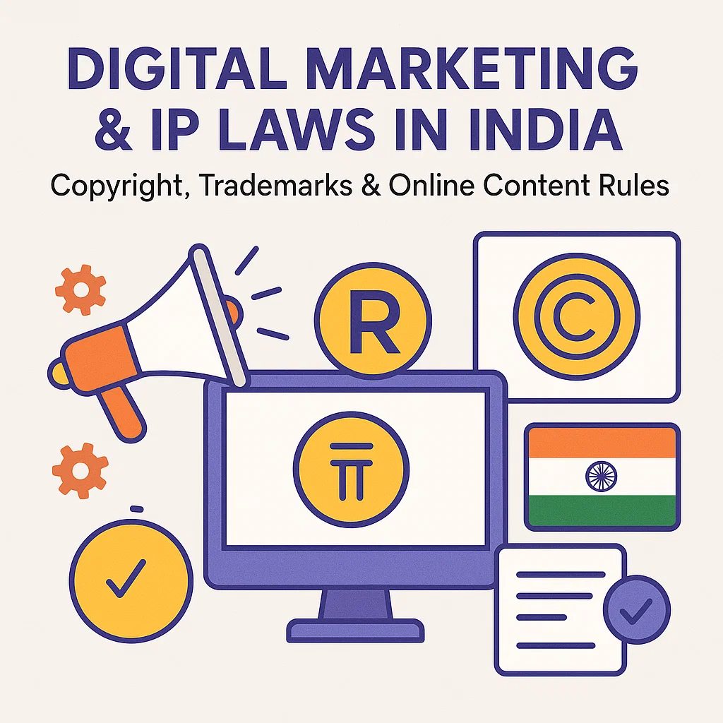 Digital Marketing & IP Laws in India: Copyright, Trademarks & Online Content Rules