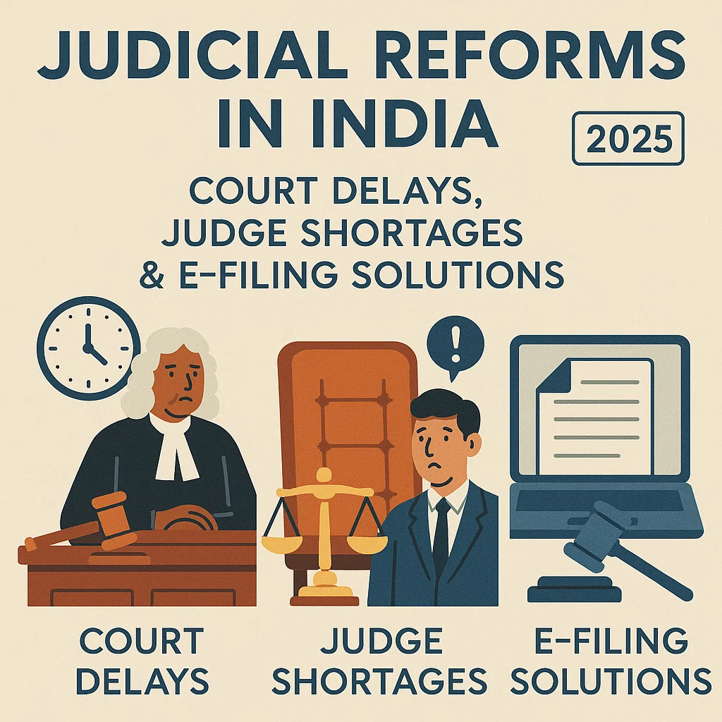 Judicial Reforms in India: Court Delays, Judge Shortages & E-Filing Solutions (2025)